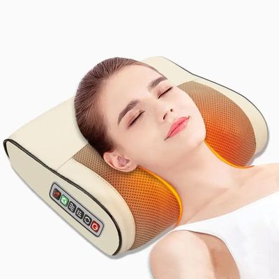Es el mejor Shiatsu Infrarrojo Calor Cuello Masilla de masaje de rodilla con carga de batería de 500mAh