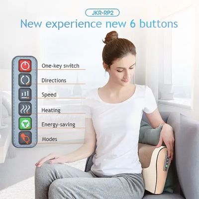 Es el mejor Shiatsu Infrarrojo Calor Cuello Masilla de masaje de rodilla con carga de batería de 500mAh