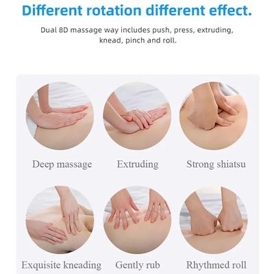 Es el mejor Shiatsu Infrarrojo Calor Cuello Masilla de masaje de rodilla con carga de batería de 500mAh