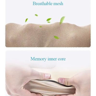 Es el mejor Shiatsu Infrarrojo Calor Cuello Masilla de masaje de rodilla con carga de batería de 500mAh