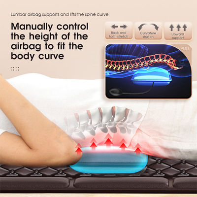 Cushión de colchón inteligente para masajes de cuerpo cuello pies con vibración y calefacción