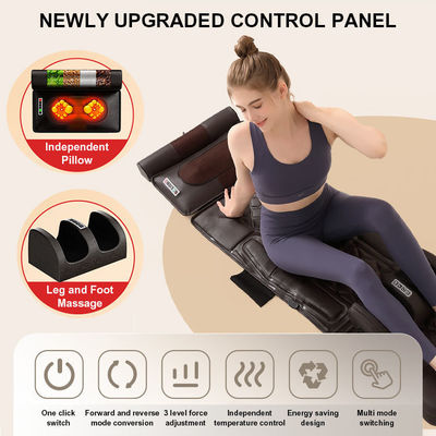 Cushión de colchón inteligente para masajes de cuerpo cuello pies con vibración y calefacción