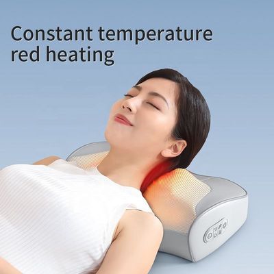 Cuidado de la salud almohada de masaje de cuello portátil con vibración 2000mAh capacidad de batería