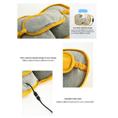 Temporizador USB Máscara para ojos de vapor almohada de masaje multifuncional para relajación del cuello y los hombros