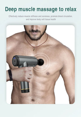 Blanco 1500mAh Pistola de masaje de fascial profesional Pistola de masaje ecológica y acupresión