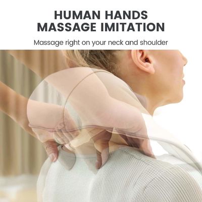 Aparato de masaje del cuello en forma de U Shiatsu Enclear la espalda Fatiga Calentamiento cervical Relajación