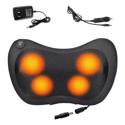 Control manual 4 cabezas masaje de cuello almohada de coche masajeador con función de tiempo 1,5 kg peso