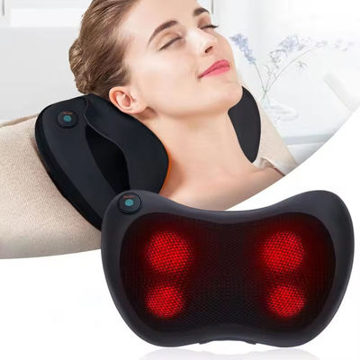 Control manual 4 cabezas masaje de cuello almohada de coche masajeador con función de tiempo 1,5 kg peso