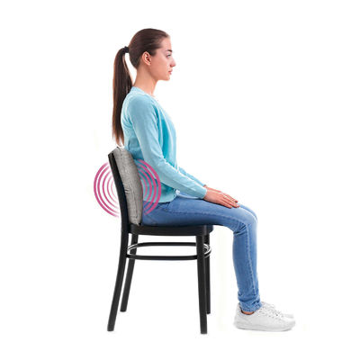 Bañador de presión de espuma con batería con vibración eléctrica única almohada de masaje de viaje