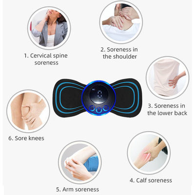 Diseño portátil de control manual negro 4 cabezas Cuello masaje almohada de coche masajista cuello