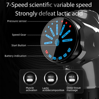 Vibrante de cuerpo y cuello Fitness Arma de masaje eléctrica con velocidad de rotación 3000 rmp Max 20W