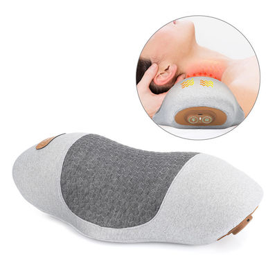 Color personalizado eléctrico cálido comprimir vibración masajeador de cuello almohada para aliviar el dolor