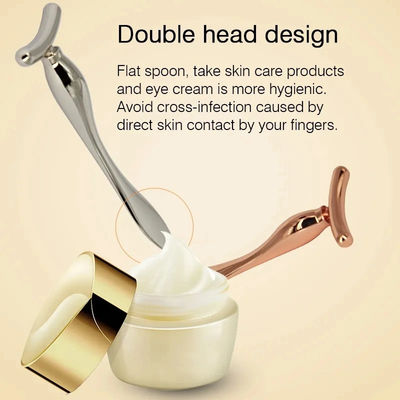 Herramienta de masaje facial Máquina de masaje eléctrica Bastón para la cara Crema para los ojos de metal Sero Mini Dispositivo