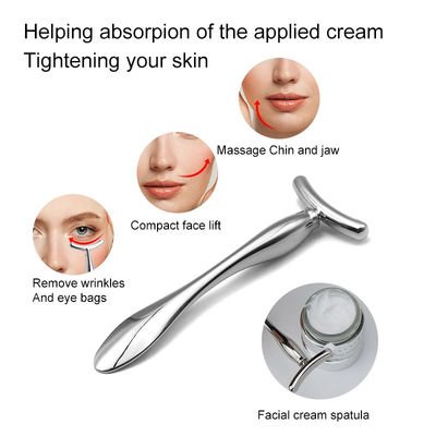Herramienta de masaje facial Máquina de masaje eléctrica Bastón para la cara Crema para los ojos de metal Sero Mini Dispositivo
