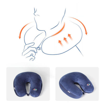 almohada vibratoria en forma de U con función de fisioterapia infrarroja