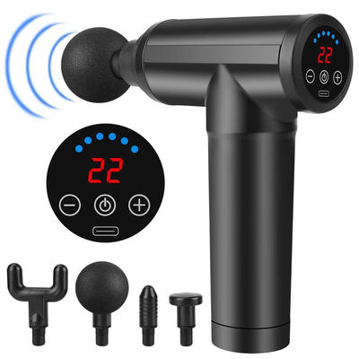 Pistola de masaje portátil portátil de acondicionamiento físico Pistola eléctrica para relajación fascial