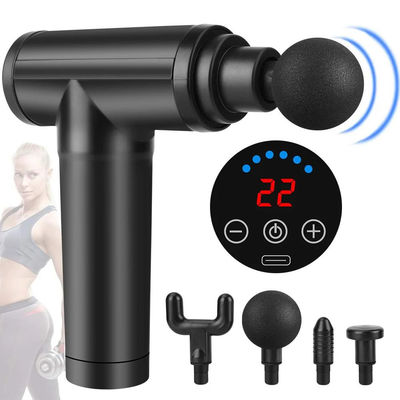 Pistola de masaje portátil portátil de acondicionamiento físico Pistola eléctrica para relajación fascial