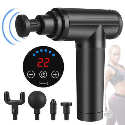 Pistola de masaje portátil portátil de acondicionamiento físico Pistola eléctrica para relajación fascial