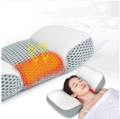 Almohada de masaje Shiatsu eléctrico portátil Vibrante Cuello espalda Casión de cintura con calor