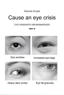 35X74MM Producto EMS Masajista inteligente para líneas finas desvanecidas círculos oscuros bolsas de ojos hinchadas