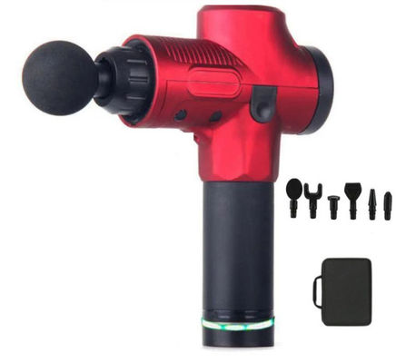 Pistola de masaje de músculo fascial de tejido eléctrico de vibración profunda con mango de gel de nano silicio