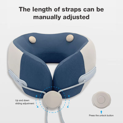 Fisioterapia de infrarrojos Masajeador de cuello en forma de U con masaje de vibración y función de calor