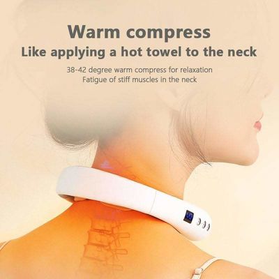 Efectivo alivio del dolor de columna cervical Masajeador de cuello con función de fisioterapia infrarroja