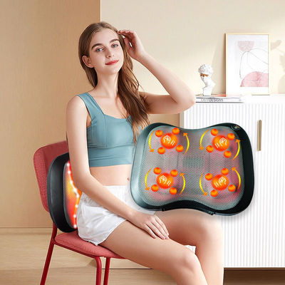 12V Capacidad de batería almohada de masaje para aliviar el dolor de espalda baja Gran zona de masaje