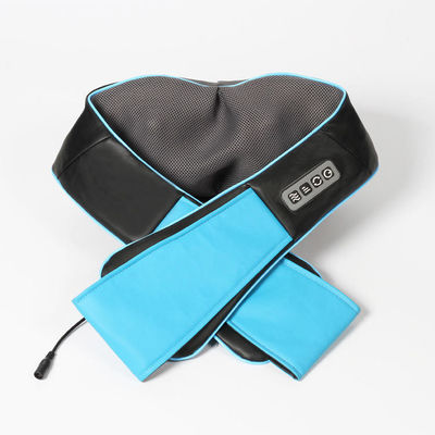 Masaje de almohada de rodillas de tejido profundo de cuerpo completo eléctrico de 25W Shiatsu espalda hombro y cuello masajeador con calor
