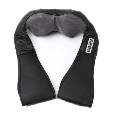 Masaje de almohada de rodillas de tejido profundo de cuerpo completo eléctrico de 25W Shiatsu espalda hombro y cuello masajeador con calor