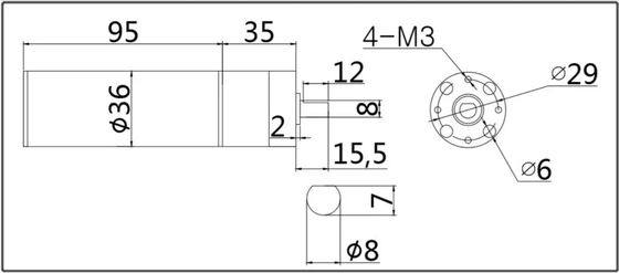 Construcción de imanes permanentes 5kw motor de corriente continua sin escobillas para motocicletas eléctricas