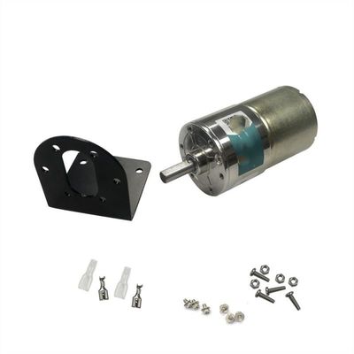 37 mm de diámetro caja de cambios motor de reducción de par grande duradero durante mucho tiempo 12V 150rpm