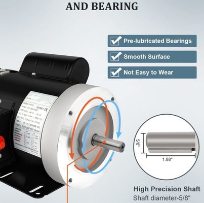 Motor eléctrico de 1750 rpm para cinta de correr Doctor Drive Motor de propósito general de fase única
