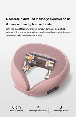 Fisioterapia infrarroja Terapia caliente Vibrante Mini Cervical Smart Relajar masajeador de cuello
