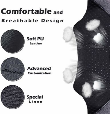 Diseño moderno profesional Dc 12v Pu cuero Smart hombro cuello masajista control de tiempo