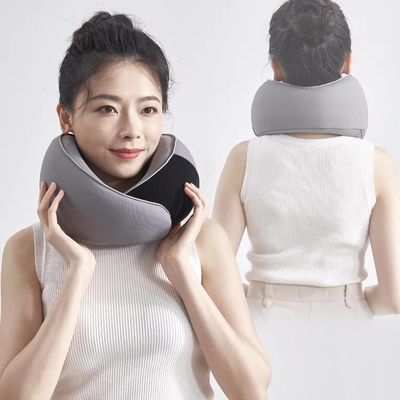 Fisioterapia de enfriamiento de infrarrojos U-forma de viaje de cuello de almohada para el avión de espuma de memoria