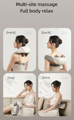 Masajeador de cuello portátil con control de tiempo y batería recargable