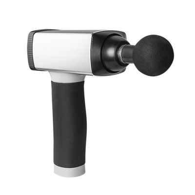 Máquina de vibración de masaje corporal Mini pistola de masaje con 5 niveles y 4 cabezas de masaje