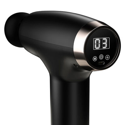 Control de tiempo Arma de masaje de vibración portátil para relajación de tejidos profundos