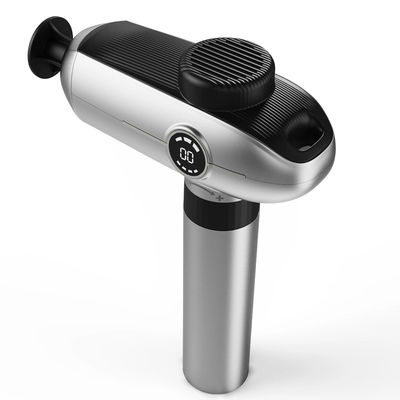 Masajista de pantalla LCD Vibración 30 velocidad Mini pistola de masaje para relajación de todo el cuerpo