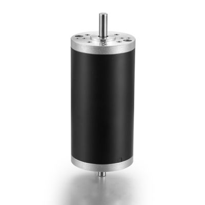 Diámetro 63 mm Magnético permanente de alto par de corte y motor de corriente continua 1 kg