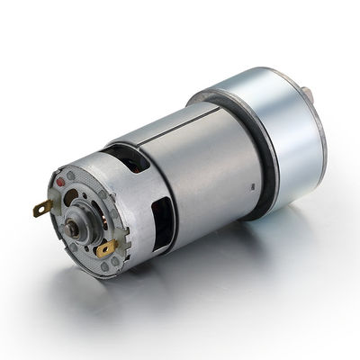 Motor de cepillado de corriente continua de 12 V de gran par 75 dB 42 mm con eficiencia y dirección de rotación IE 1