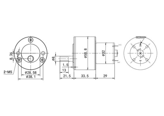 Eje tipo D Eje de alto par bajo rpm 6v 12v motores de engranaje de corriente continua con ajuste de velocidad