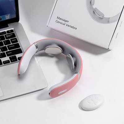 Mini masajeador eléctrico de cuello inalámbrico con control remoto inteligente y opciones de masaje personalizadas