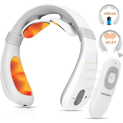 Innovador mini masajeador eléctrico del cuello con control remoto inteligente 18.5X17X6.5 cm