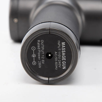 Arma de masaje de percusión portátil de pantalla LCD a color para masaje de tejidos profundos