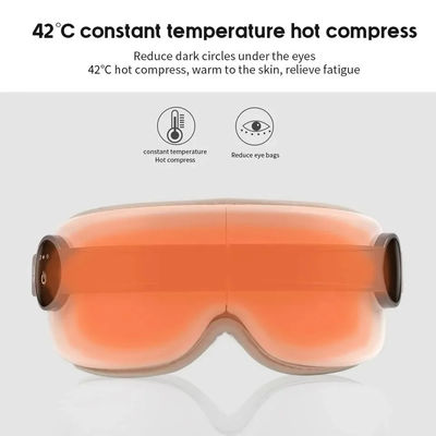 Masajeador ocular portátil con música térmica recargable con airbag térmico de compresión N.W. 42g