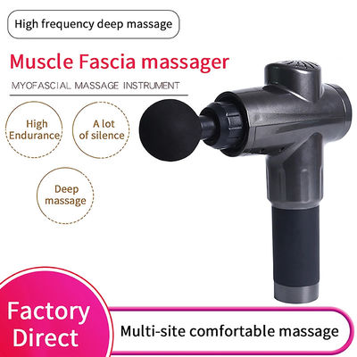 Velocidad ajustable inalámbrico clásico negro cuerpo relajar masajeador muscular con ABS de aluminio