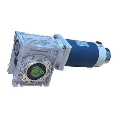 80mm 250W/300W Torque alto Worm Gear Motor eléctrico de corriente continua 12V 24V para la máquina de ángulo recto