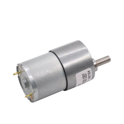 Motor de engranajes de corriente continua de metal puro de 24 V para cinta de correr Característica impermeable Rango de velocidad 12-1600 r/min